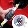 Manual Pump, Manual Siphon Pump Fuel Transfer Portable Car, Universal Petrol Pump with 2M Hose