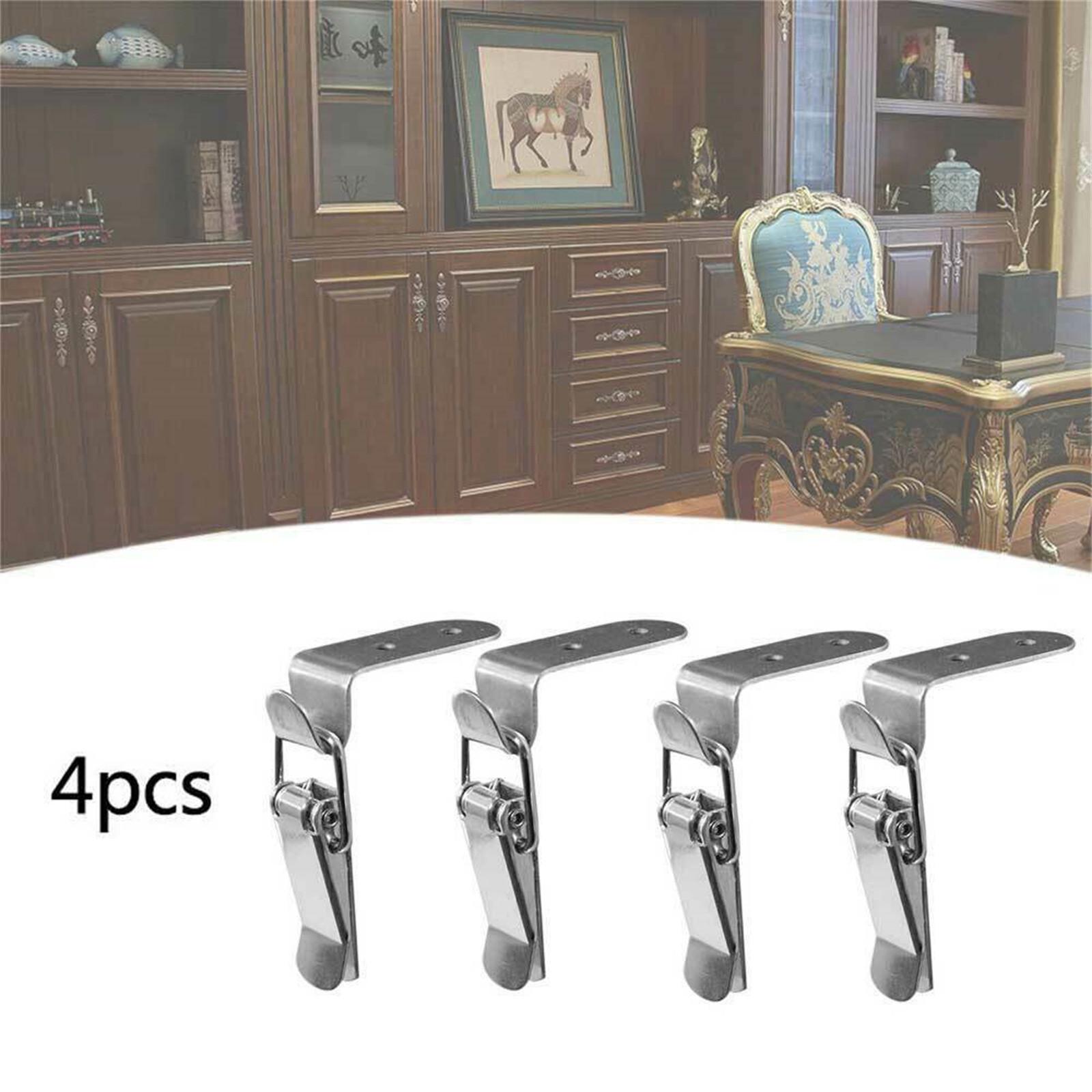 

Набор зажимов с пружиной 90° из нержавеющей стали, 4 шт.