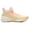 New Anta KT4 Klay Thompson, Playoffs The Depth Of A Quiet Stream High Top Basketball Shoes Men's White, Red, Yellow, Green 11921101-3