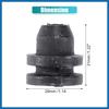 2pcs Lower Rubber Cushion Bushing Radiator Mount Insulator for Nissan Frontier 1998-2015 for Nissan Pathfinder 1996-2006 for Nissan 350Z 2003-2009