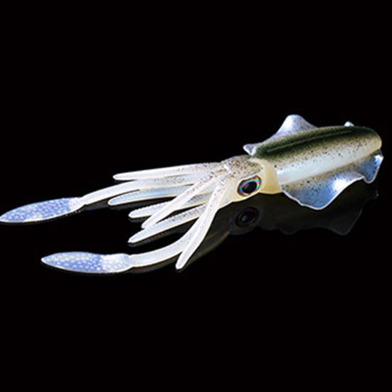 15CM/20G Fishing Soft Squid Lure Glow-in-the-Dark Colorful 3D Eyes Artificial Octopus Bait Sea