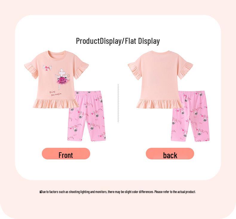 In Stock: Little Maven European & American Style Cartoon Summer Sets for Girls