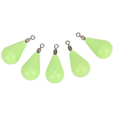 Lure Luminous Jig Head   Deep Water Sinker Weight Fish Baits Fishing Tackle10#, 5pcs