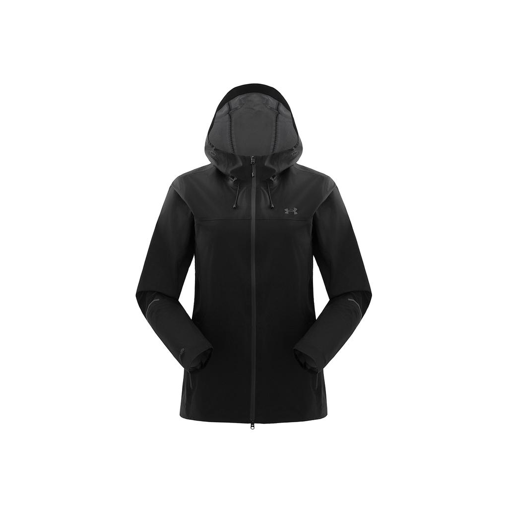 Under Armour Trail Running Series Hooded Zip Long Sleeve Waterproof Windproof Breathable Durable Lightweight Rain Jacket Women jackets 15224214-0033