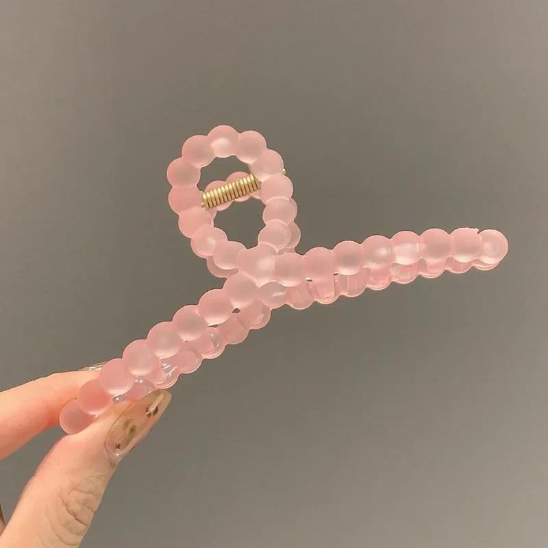 Transparent Hair Clip Claws for Women Girls Summer Sweet Crab Hair Barrettes Hairpins Headwear Party Hair Accessories