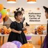Spider Web Cosplay Outfit Bat Wing Halloween Kids Skirt Children Costume Set  Dress Up