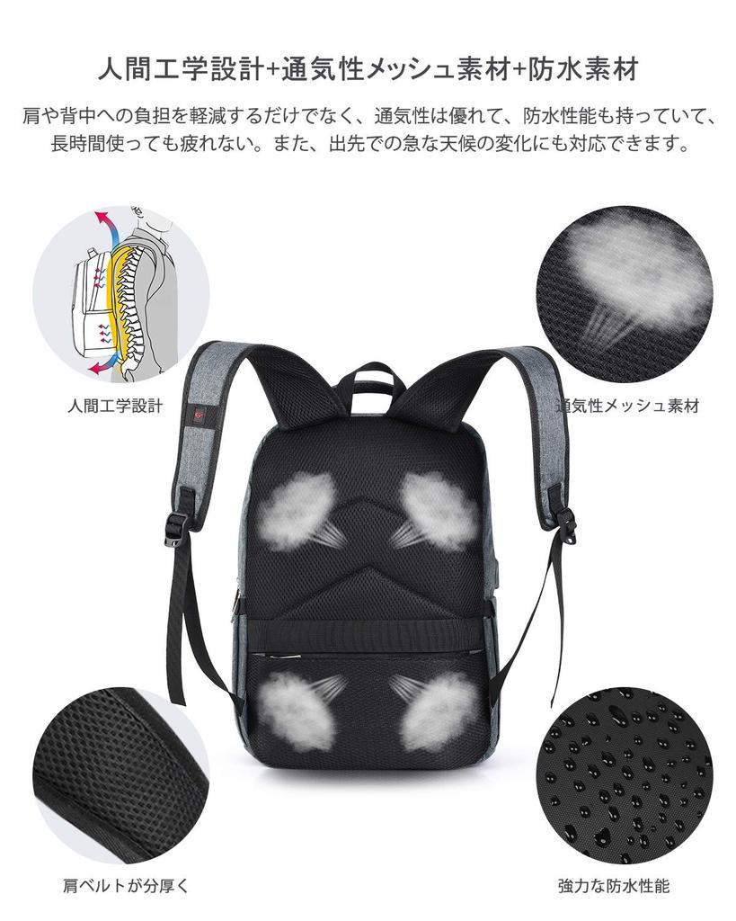 Business USB Laptop Large Disaster High School Business Gift [HOMIEE] Backpack, Backpack, Men's, Commuting, Lightweight, Anti-theft, Rucksack,