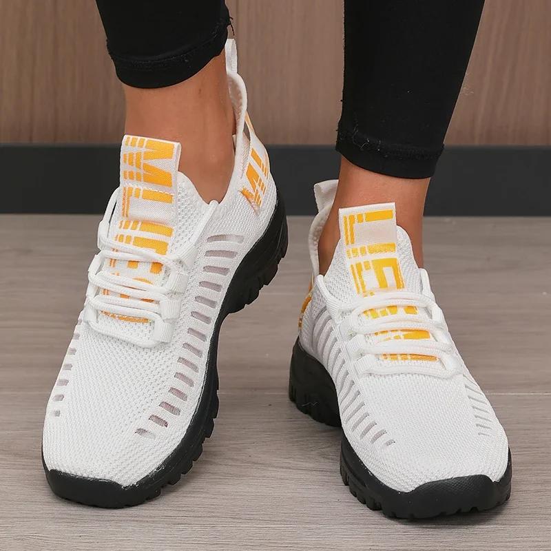 2025 Fashion Mesh Running Shoes Men Women Breathable Lightweight Cushioned Sole Sports Gym Outdoor Training Sneakers Quick Dry