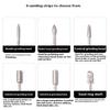 Portable Nail Drill Machine Electric Manicure Nail Polishing Head Kit For Gel Polish Professional Manicure Tool Salon Equipment