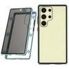 For Samsung Galaxy S24 Ultra Case with Anti-Spy Screen Protector Tempered Glass Metal Phone Cover Magnetic Clasp
