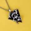 Antique Titanium Steel Viking Cross Necklace For Men Fade Resistant Pendant Jewelry