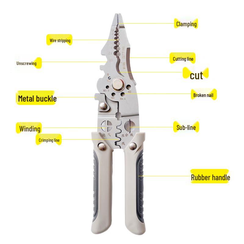 Pulian Multi-functional Wire Stripper Pliers