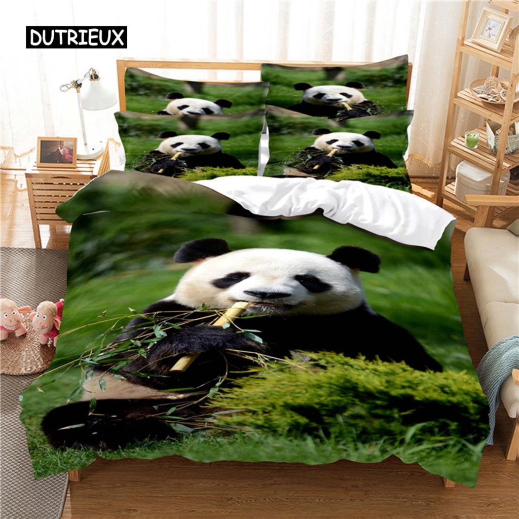 National Treasure Panda Bedding Set Duvet Cover Set 3d Bedding Digital Printing Bed Linen Queen Size Bedding Set Fashion Design