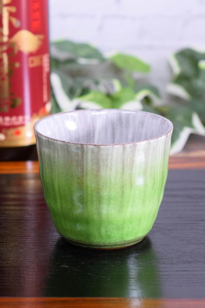 Waza no Kura Stylish Sake Kutani Brushstroke Shochu Glazed Japanese Made in Birthday 60th 70th 77th Birthday Gift Tableware, Set, Ware, Pattern,