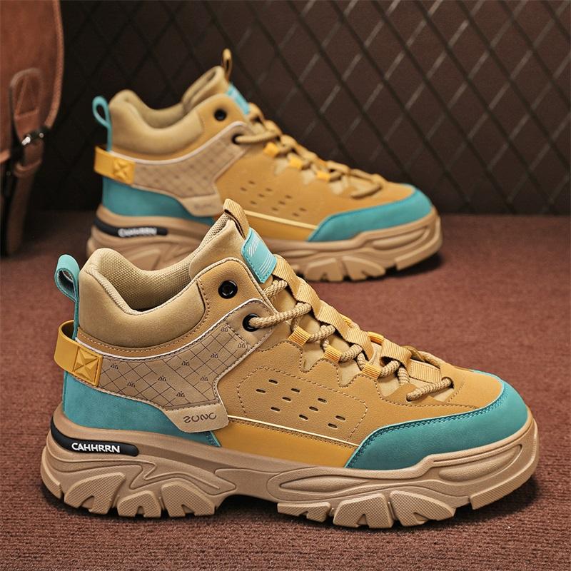 Fashion CYYTL Mens Boots Casual Shoes Cowboy Combat Tactical Winter Motorcycle Chelsea Ankle Work Outdoor Hiking Designer Luxury Leather