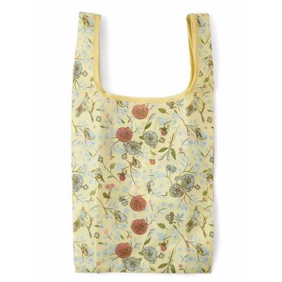 0420 Pequena bolsa dobrável Eco Lou Shopper Mini FRORAL [Routeto] (Amarelo)