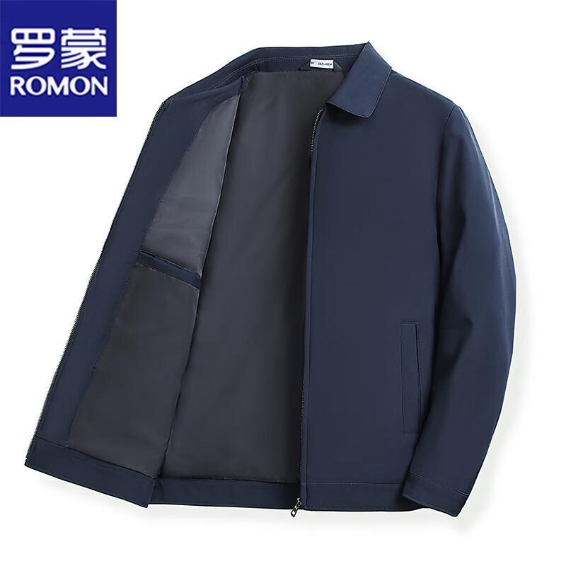 ROMON Men's Business Casual Lapel Jacket