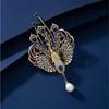 Starszy broszki kwiat liść broszka szpilki dla kobiet garnitur wisiorek moda broszki biżuteria