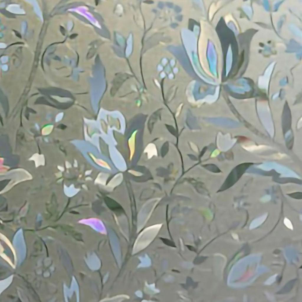Static Electricity Adhesive Free Window Clings Frosted Shading Sunscreen Window Film for Bathroom
