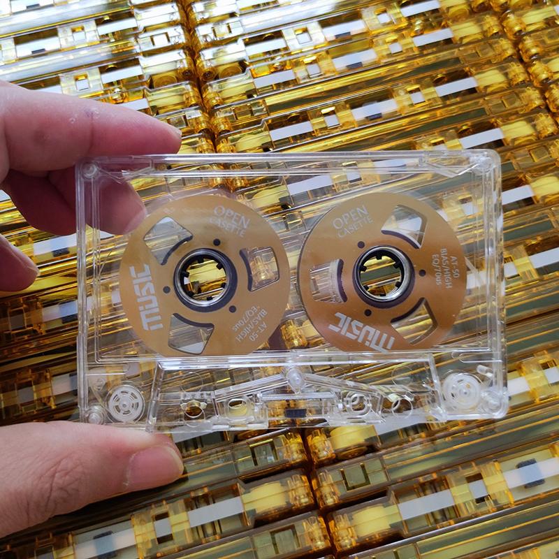 Double Sided Metal Small Opening Cassette Tape Retro Blank Audio Tape Type Handmade Reel To Reel Cassette Tapes