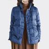 Chinese style embroidered retro down jacket women's short light stand-up collar Chinese buckle autumn and winter new