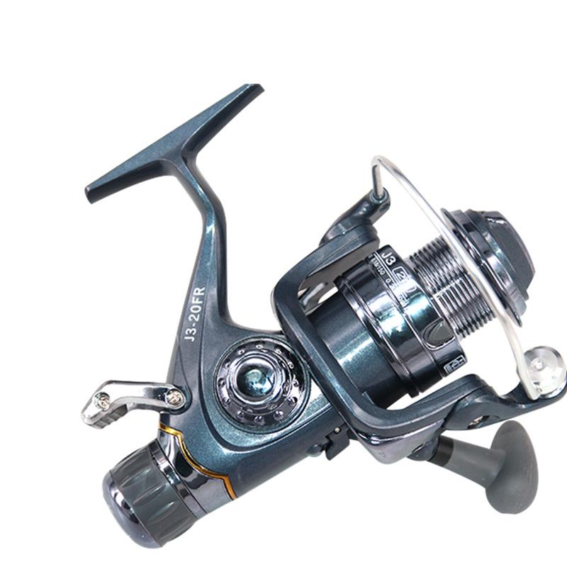 Double Brake Fishing Wheel Carp Surf Spinning Reel 5.5:1 5+1BB Tackle 8KG Max Drag Power Sea Casting Fishing Reels