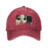 Hehe Cat Baseball Cap Thermal Visor Hard Hat Luxury Hat Designer Hat Sun Hats For Women Unisexs