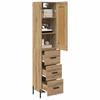 Highboard Artisan Oak 34.5 x 34 x 180 cm Particle Board