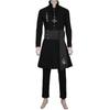 Halloween Karneval Namenloser Ghul Cosplay Kostüm Schwarzer Mantel Requisiten Halloween Outfit Vampir Cos Kostüm Performance Requisiten