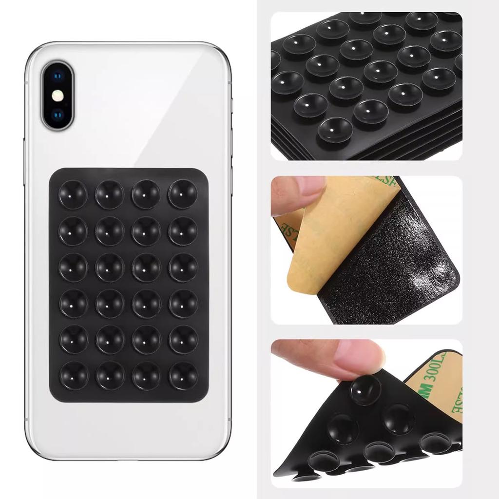 Sticker/Double-sided Suction Cup Adhesive Silicone Suction Pad Bracket Multifunction Rubber Sucker Pad Durable Mobile Phone