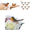 Artificial Robin 10pcs Birds Craft Ornament Christmas Tree Party Hanging Decor