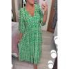 Plus Size Womens Floral V Neck Loose Casual Summer Maxi Dresses Seaside Holiday