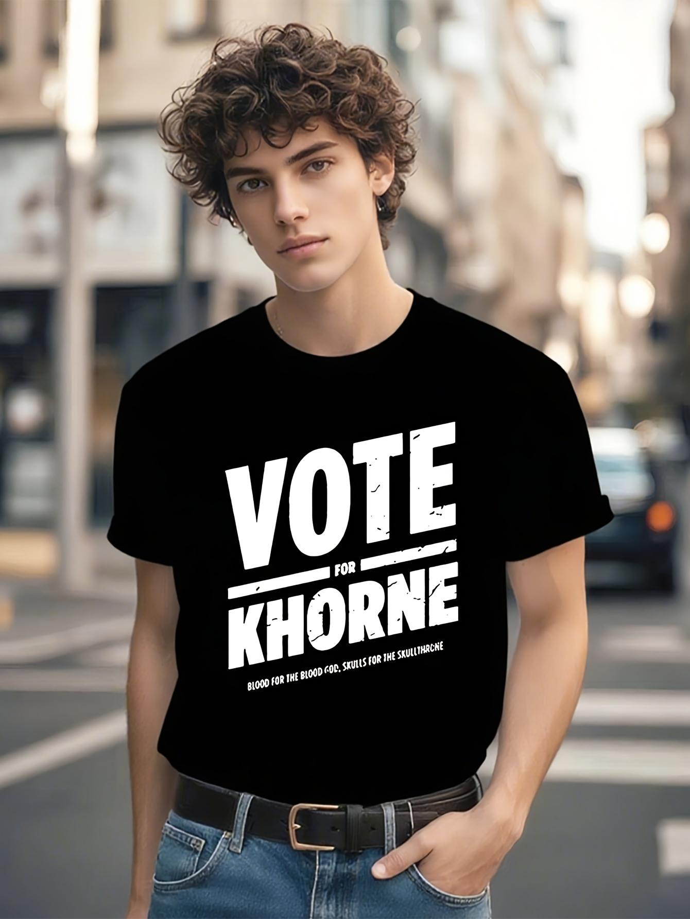 Vote for Slaanesh Distressed Graphic Tshirt Graphic Tshir... XL