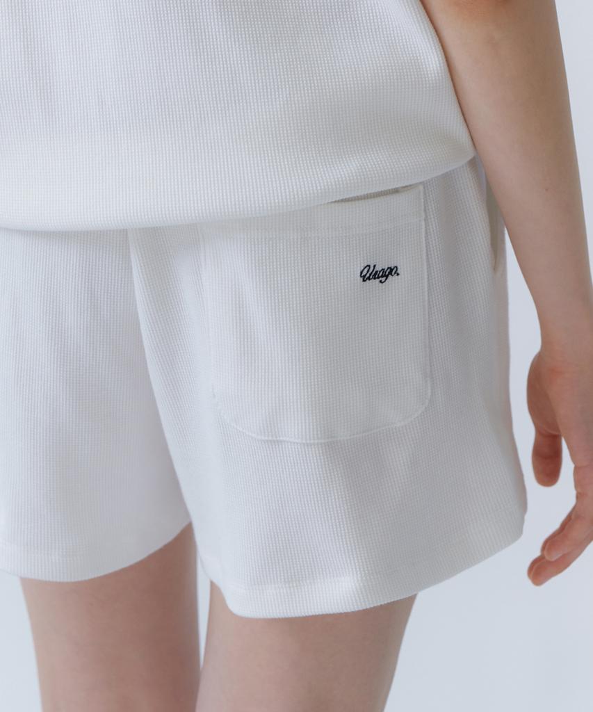 Yulago Waffle Banding Shorts