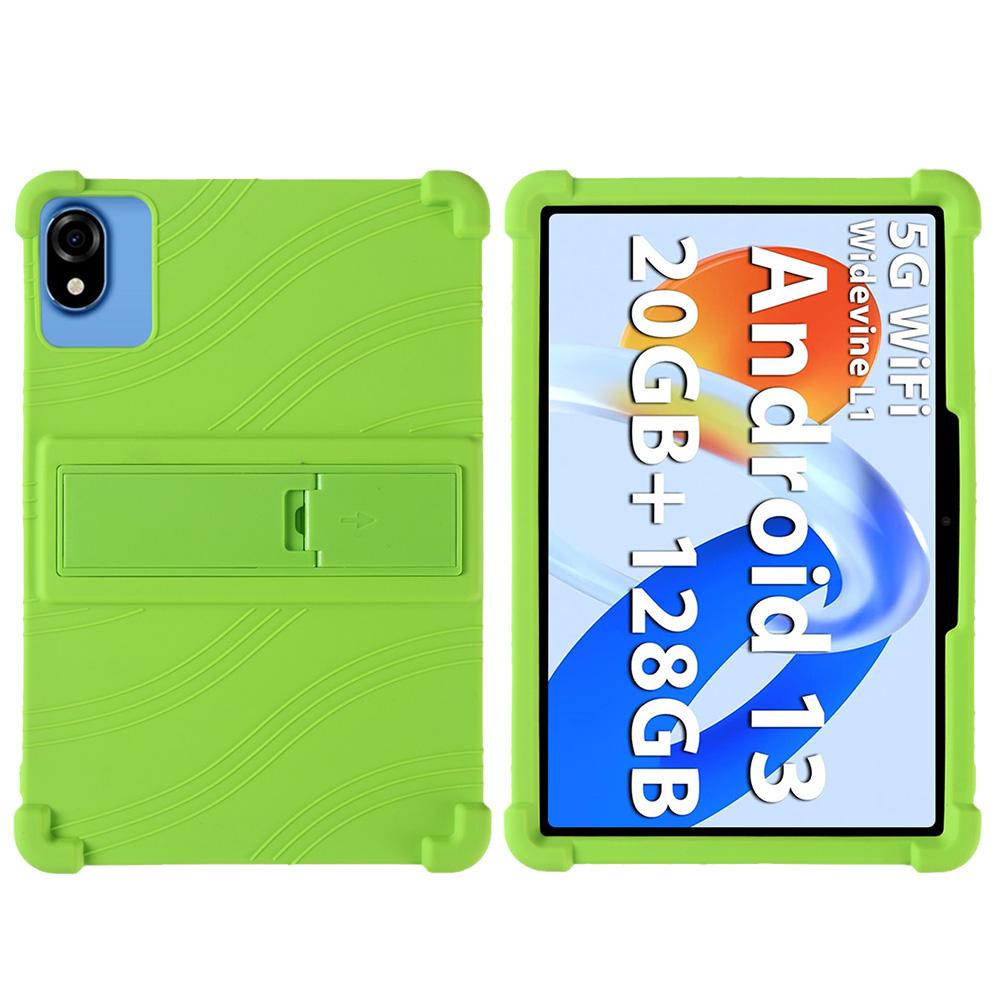 Silikonhülle für Blackview Tab 60 Wifi/Tab 60 Pro/Oscal Pad 30 WiFi/80 WiFi/Doogee U9/U10/U10 Pro Robuste Hülle mit Ständer