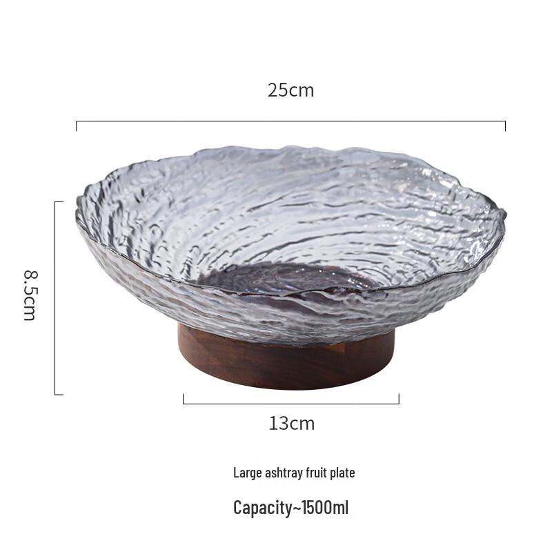 Abay High-footed Galaxy Plastic Fruit Salad Bowl
