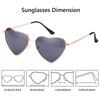 Vintage Heart Sunglasses Women Brand Designer Candy Color Gradient Sun Glasses Outdoor Goggles Party Lentes  Mujer