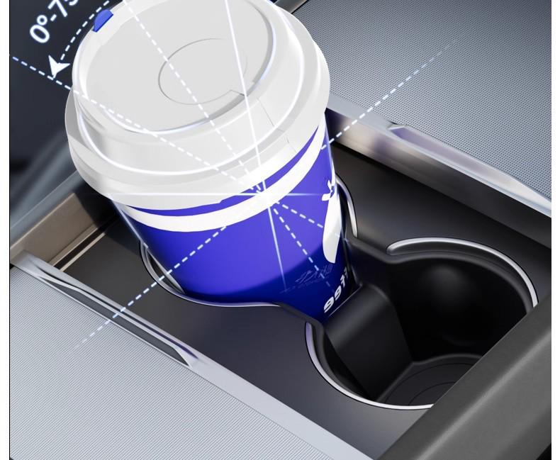 Tesla Model 3/Y Center Console Cup Holder Coaster Limiter