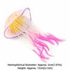 Silicone Aquarium Jellyfish Decoration Fluorescent Effect Glowing Simulation Jellyfish Soft Texture Suction Cup
