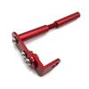 Motorcycle Handlebar Extender Clamp Frame Aluminum Extension Bracket Holder for Cellphone Speedometer with Screws