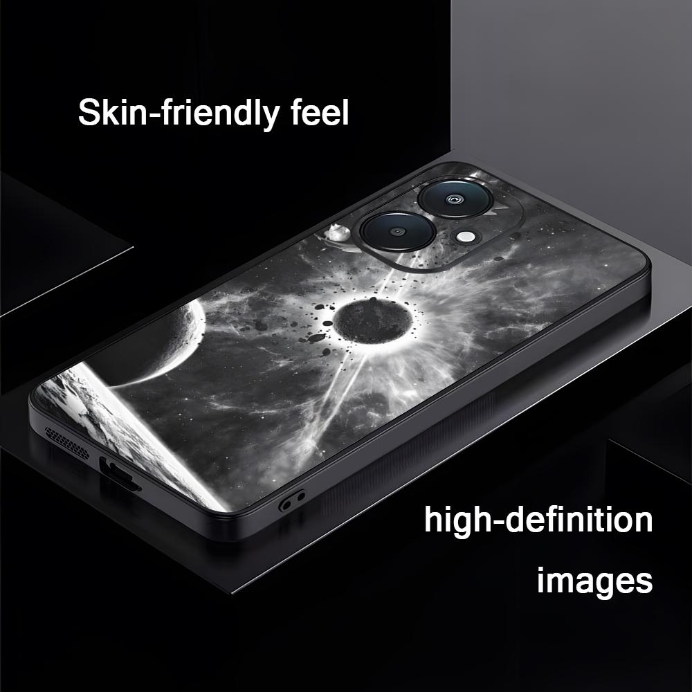 

Hot U-Univ-erse Planet Phone Case For Xiaomi Redmi 14C 13C 12C Note14 13 12 11 10 Pro Plus S Soft Black Phone Cover Redmi Note 14 4G (Global)
