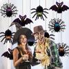 Witch Halloween Party Prop Raven Pumpkin Home Decoration Halloween Paper Hanging Pendant  Party