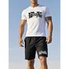 Leisure Sports Set Outdoor Leisure Men's T-shirt Shorts Set Summer 3D Printed Adult Men's Wear
