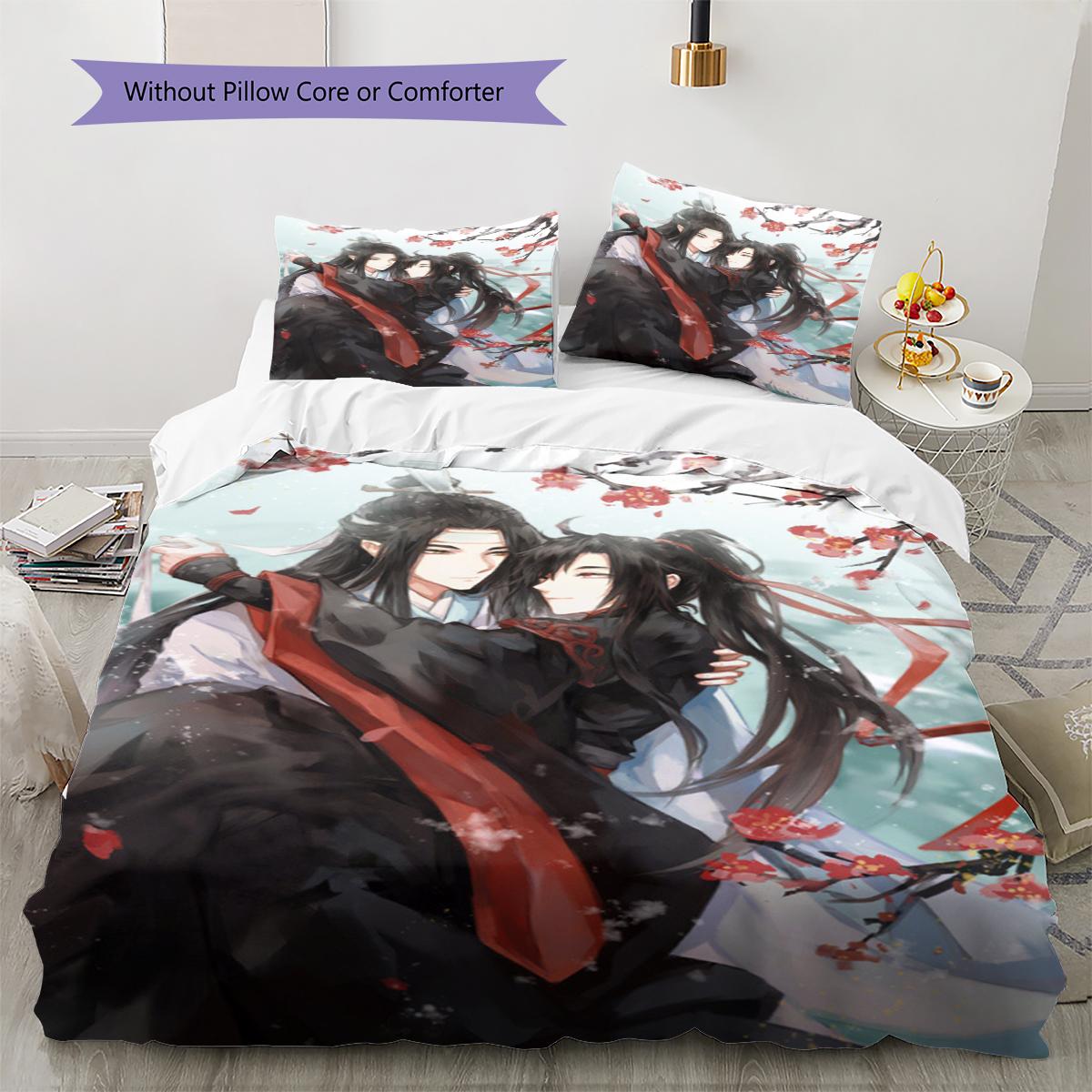 

Постільна білизна з візерунком «Грандмайстер», Комплект ковдри, Підковдра, Наволочка, Домашній подарунок на день народження (1 * підковдра + 2 * наволочка, без наповнювача) 135x200cm