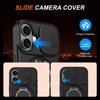 360° Rotate Magnetic Stand Phone Case For iPhone 16 15 14 13 Pro Max 16 15 14 Plus 17 For Magsafe Slide Camera Protect Cover