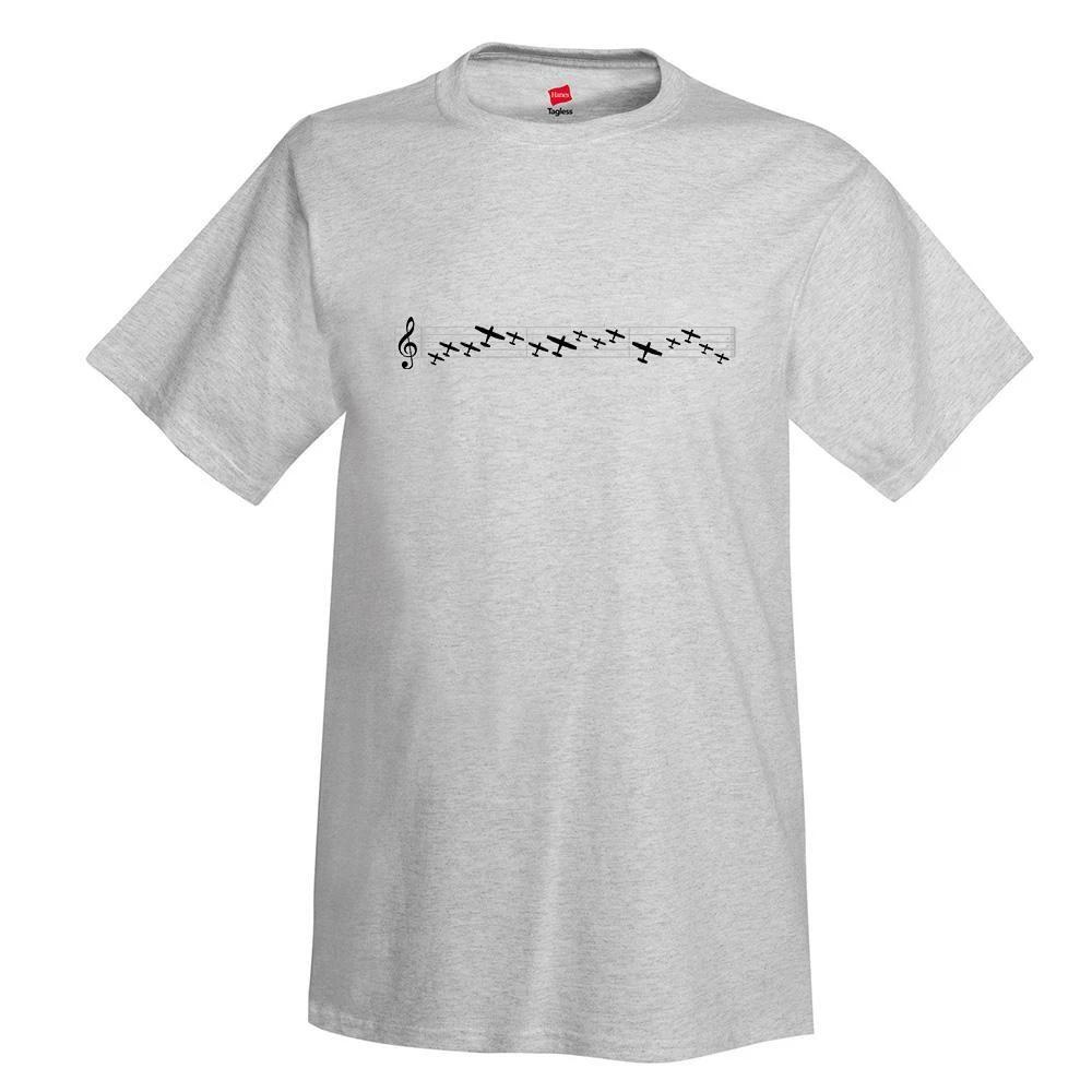 Plane Music Airplane Aviation Airplane T-Shirt 4XL