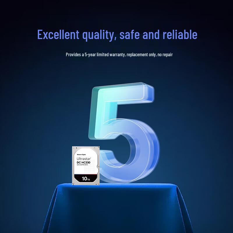 Western Digital 10TB DC HC330 Enterprise Hard Drive