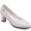 Mode Damen Pumps Schuhe Damen Echtes Leder Flach Slipper Runde Zehe High Heels Schuhe Hochzeitsparty Büro Arbeitsschuhe Größe 35-41