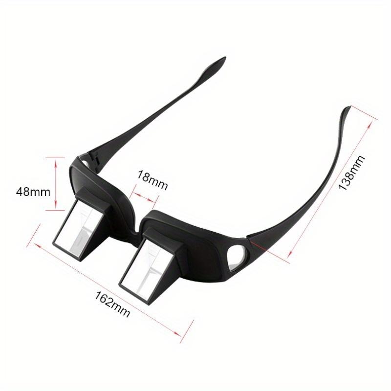 Lazy Eyeglasses Lazy Reading Glasses Prismatic Periscope Horizontal Glasses Lying Down Bed Reading Watching HD Readers Glasses