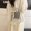 Pearl Embellished Small Crossbody Bag For Daily Casual Women Pvc Trendy Design